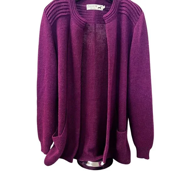 Vintage Alpaca wool sweater, one size, made in Peru - Picture 2 of 12